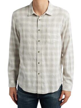 Rails Wyatt Plaid Cotton Button-Up Shirt in Desert Sage Harmony